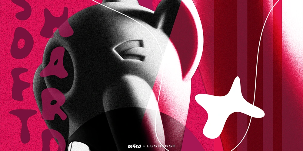 Sex Toy Vibrator Closeup Surface Silicone